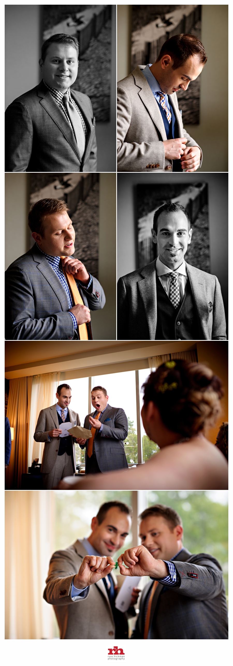 A Same Sex Wedding Couple at their Baltimore Wedding.